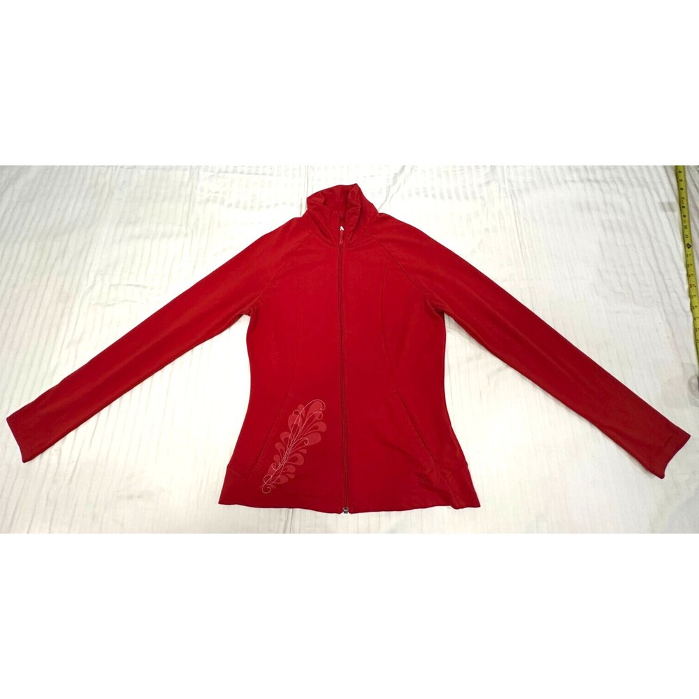 ADIDAS 365 WOMENS ATHLETIC FULL ZIP JACKET SIZE M